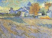 Vincent Van Gogh View of the Church of Saint-Paul de-Mausole (nn04) Sweden oil painting artist